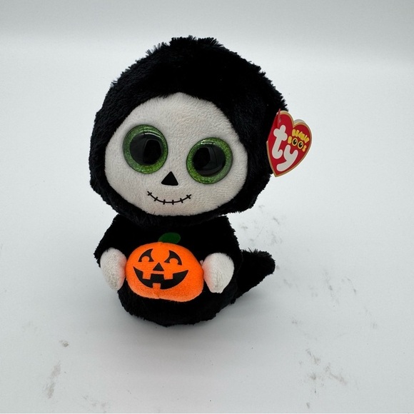 Ty Other - Ty Beanie Boos Treats the Ghost 6" Plush Big Glitter Eyes with Tag